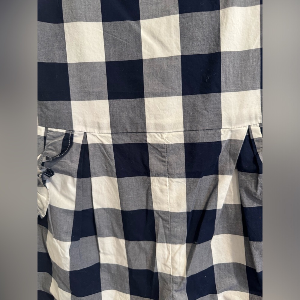 New with tags Janie and Jack gingham checkered romper ruffles 10 - Picture 6 of 10